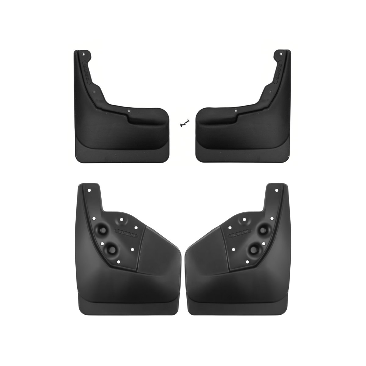 Toyota Tundra Mudflaps - Omac - Black - '14-'17